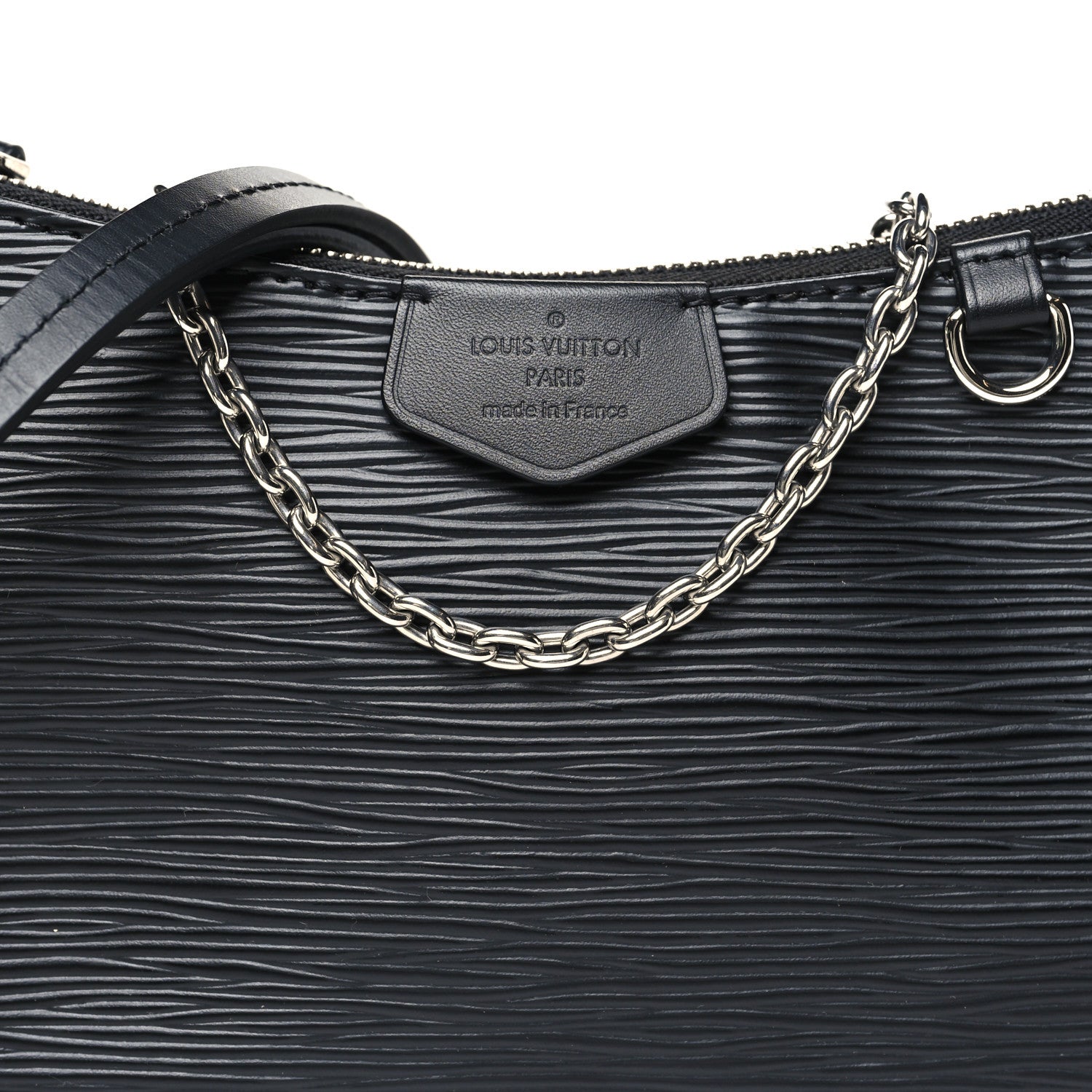 Louis Vuitton Epi Easy Pouch On Strap Black 7 of 10