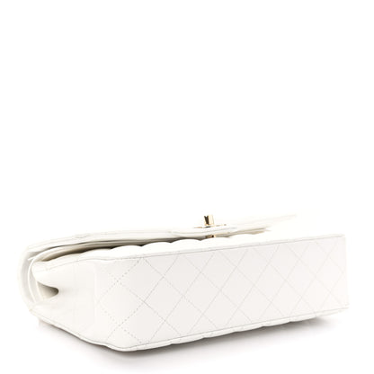 Chanel Caviar Quilted Medium Double Flap White 4 of 11