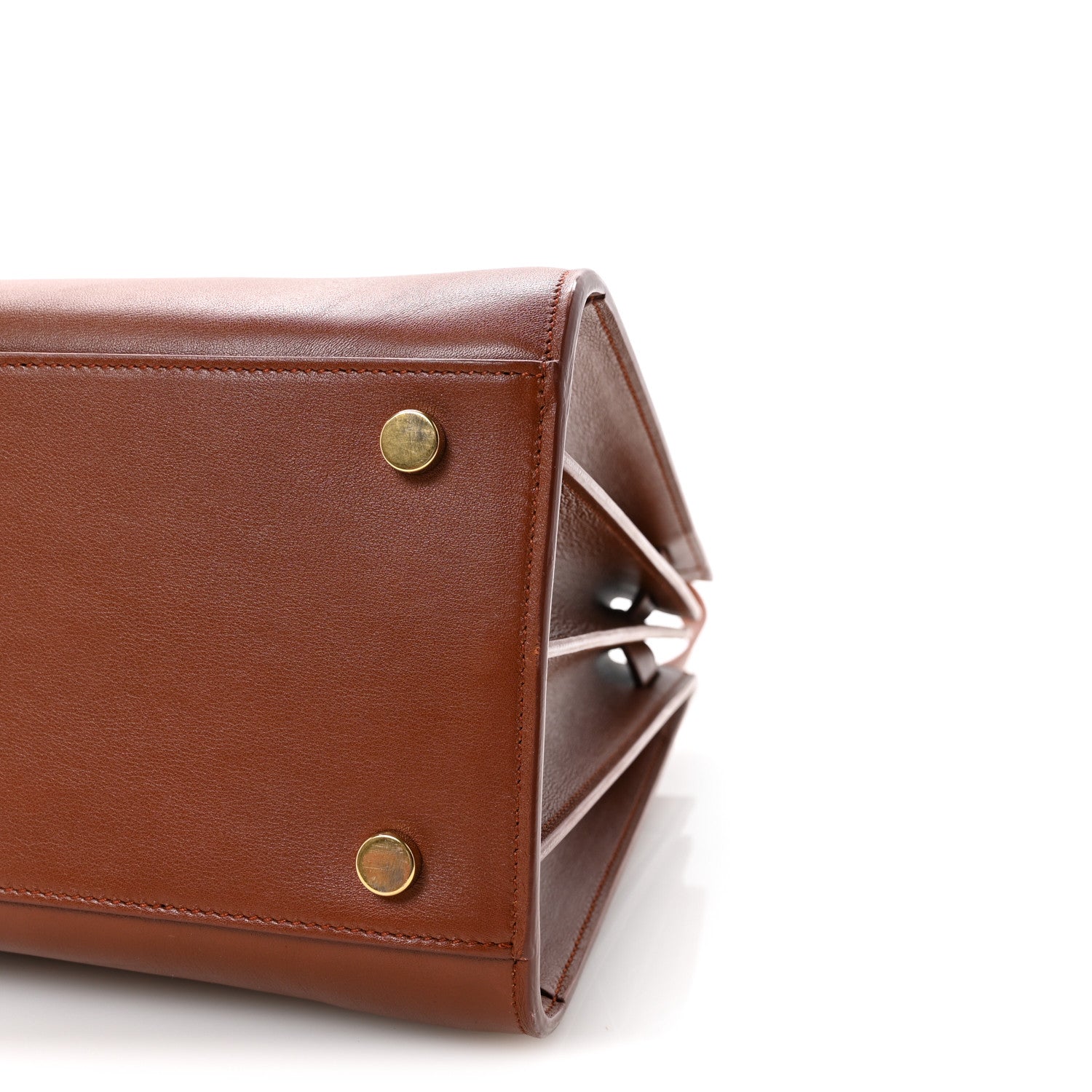 Saint Laurent Calfskin Small Sac De Jour Cognac 9 of 9