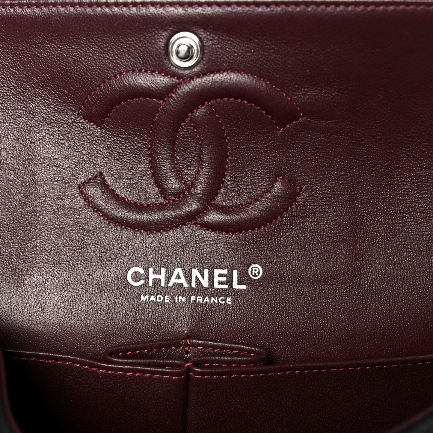 Caviar Quilted Small Double Flap Black