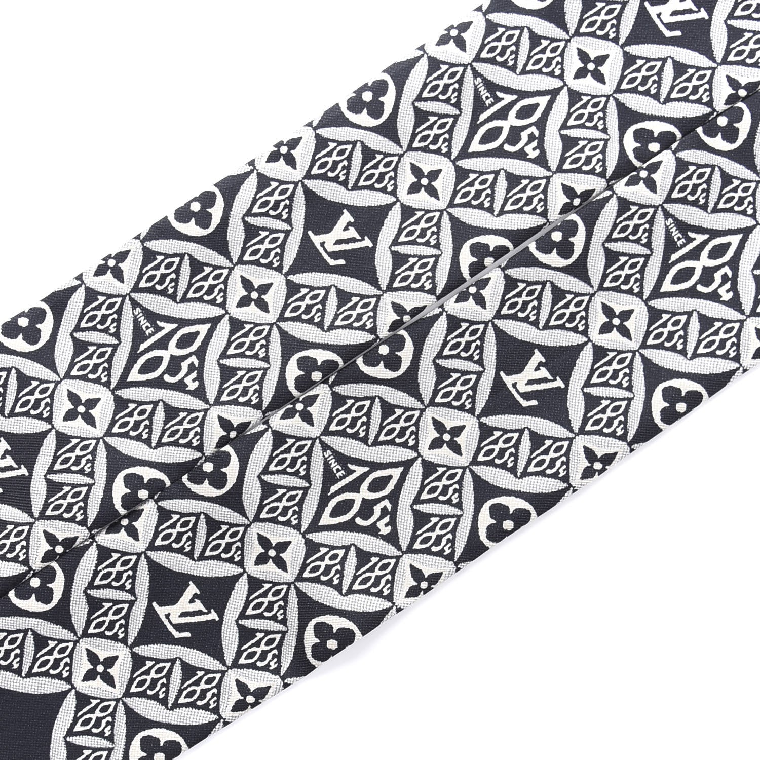 Louis Vuitton Silk Since 1854 Bandeau Black 2 of 4