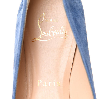 Christian Louboutin Veau Velours Ballalla Pointy Toe Flats 38 Jeans 7 of 7