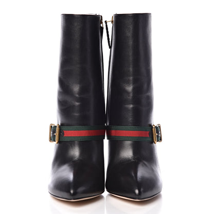 Gucci Nappa Sylvie Ankle Boots 36 Black 2 of 9