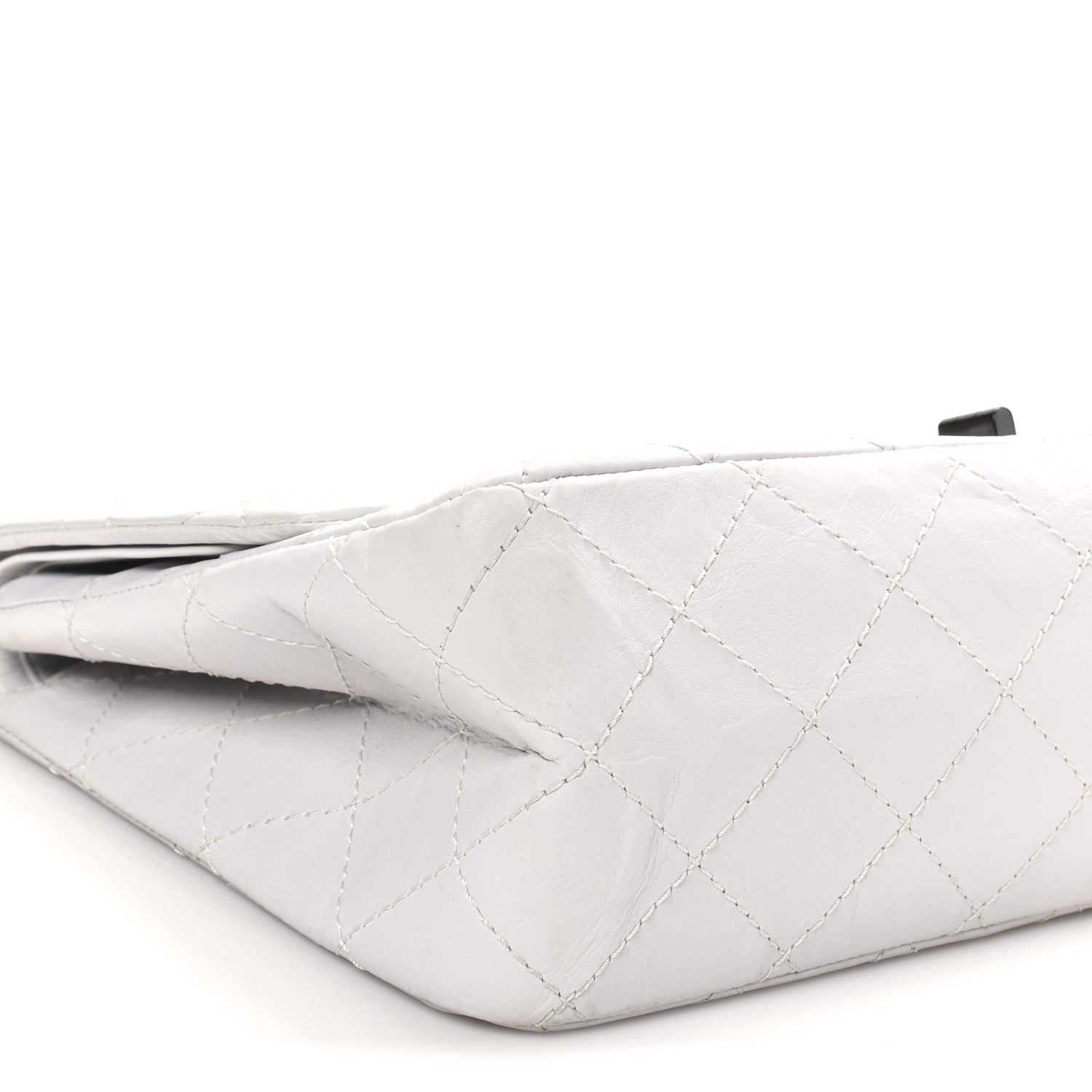 Chanel Aged Calfskin 2.55 Reissue 227 Flap White 9 of 10
