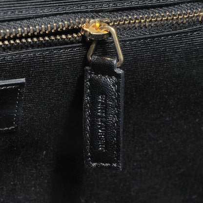 Saint Laurent Grain De Poudre Matelasse Chevron Large Monogram Satchel Royal Blue 8 of 9