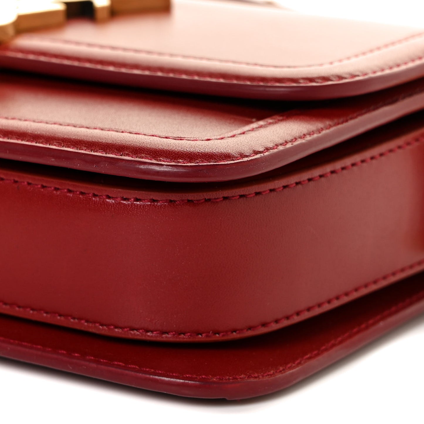 Smooth Calfskin Small Solferino Satchel Rouge Opyum