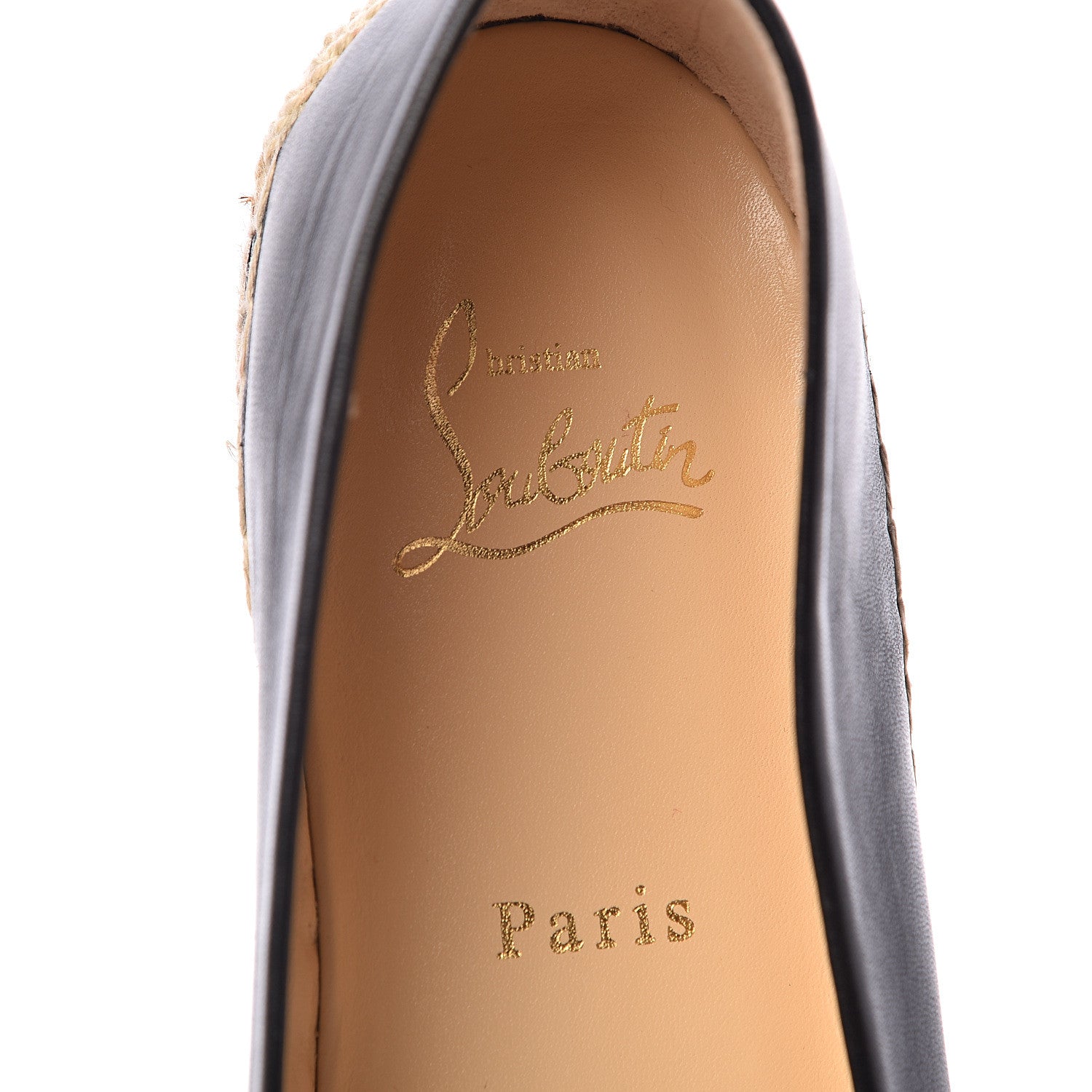 Christian Louboutin Nappa Aliochette Espadrilles 41 Black 7 of 10