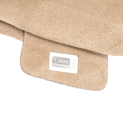 Chloe Suede Calfskin Small Faye Shoulder Bag Black 8 of 9