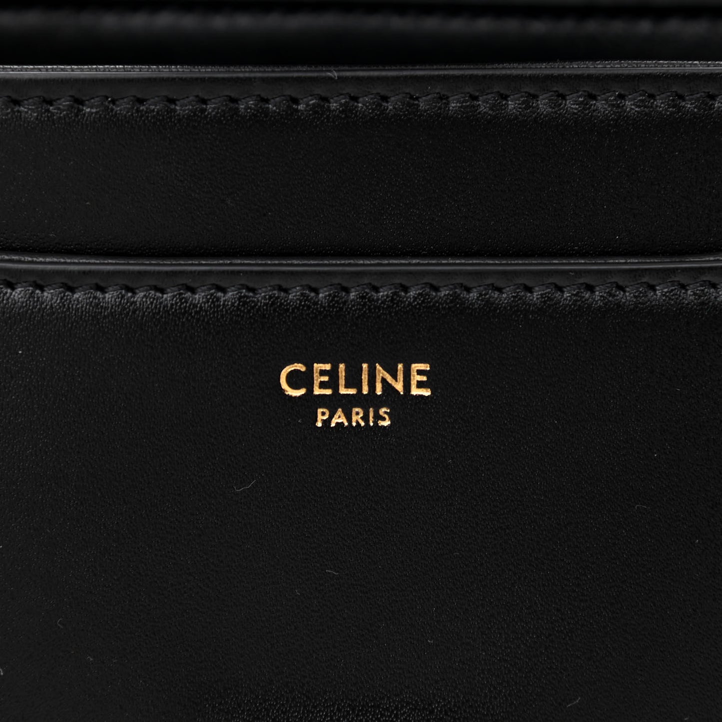 Satinated Calfskin Medium Besace 16 Black