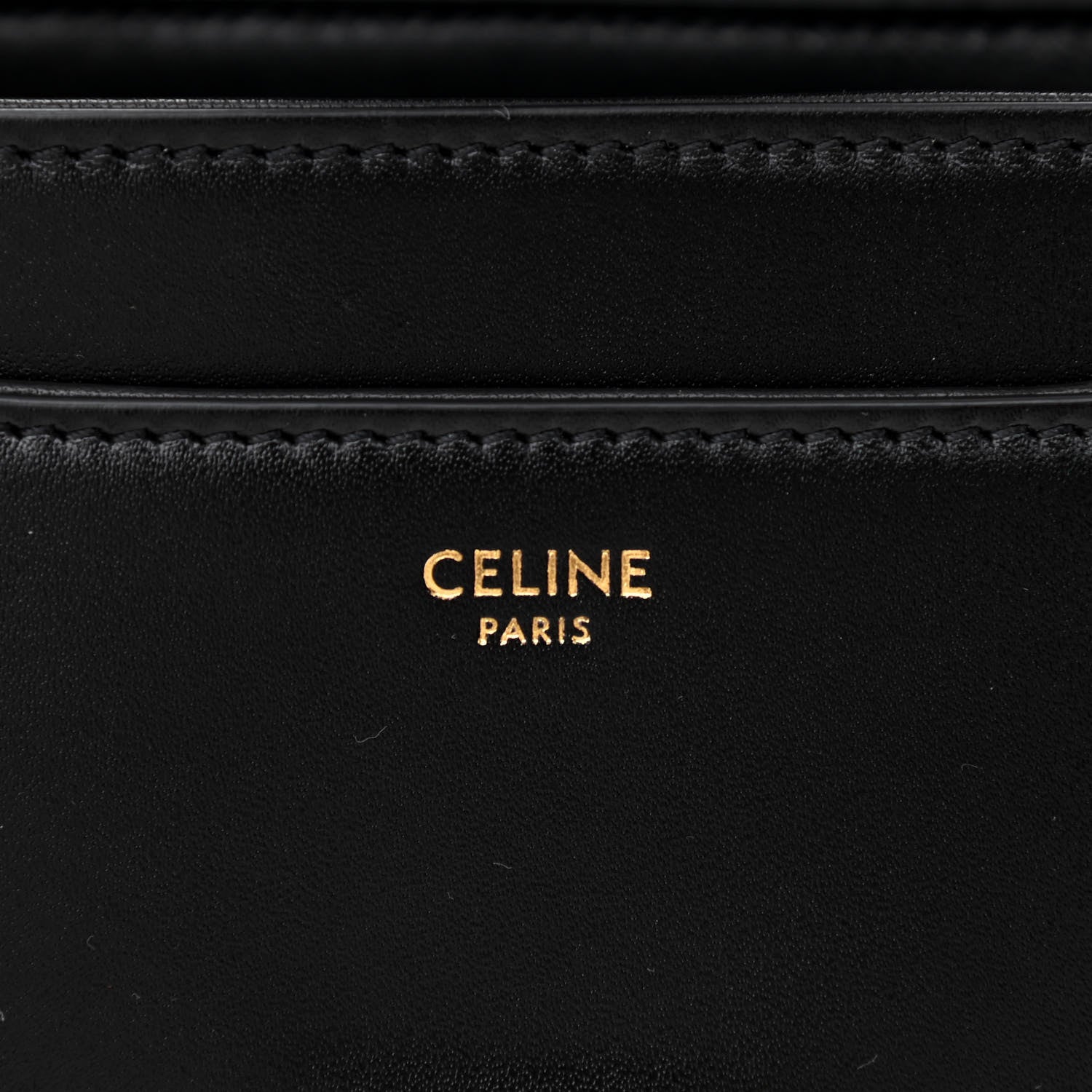 Celine Satinated Calfskin Medium Besace 16 Black 6 of 8