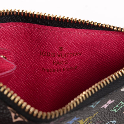 Louis Vuitton Monogram Multicolor Key Pouch Black Grenade 5 of 7
