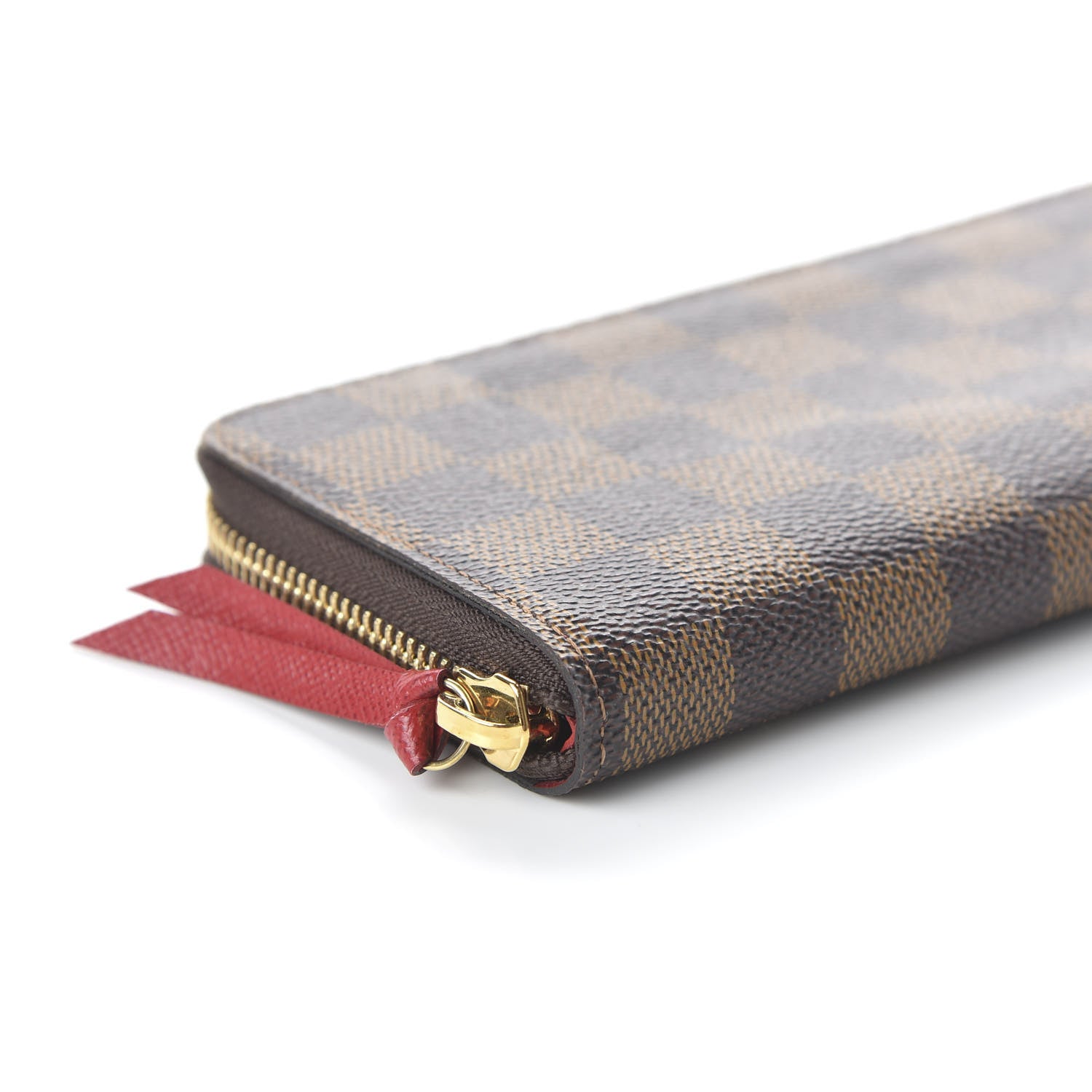 Louis Vuitton Damier Ebene Clemence Wallet Cherry 6 of 11