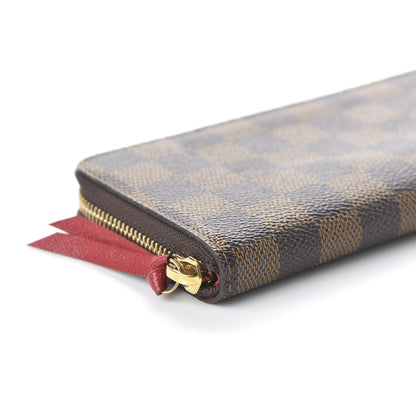 Louis Vuitton Damier Ebene Clemence Wallet Cherry 6 of 11
