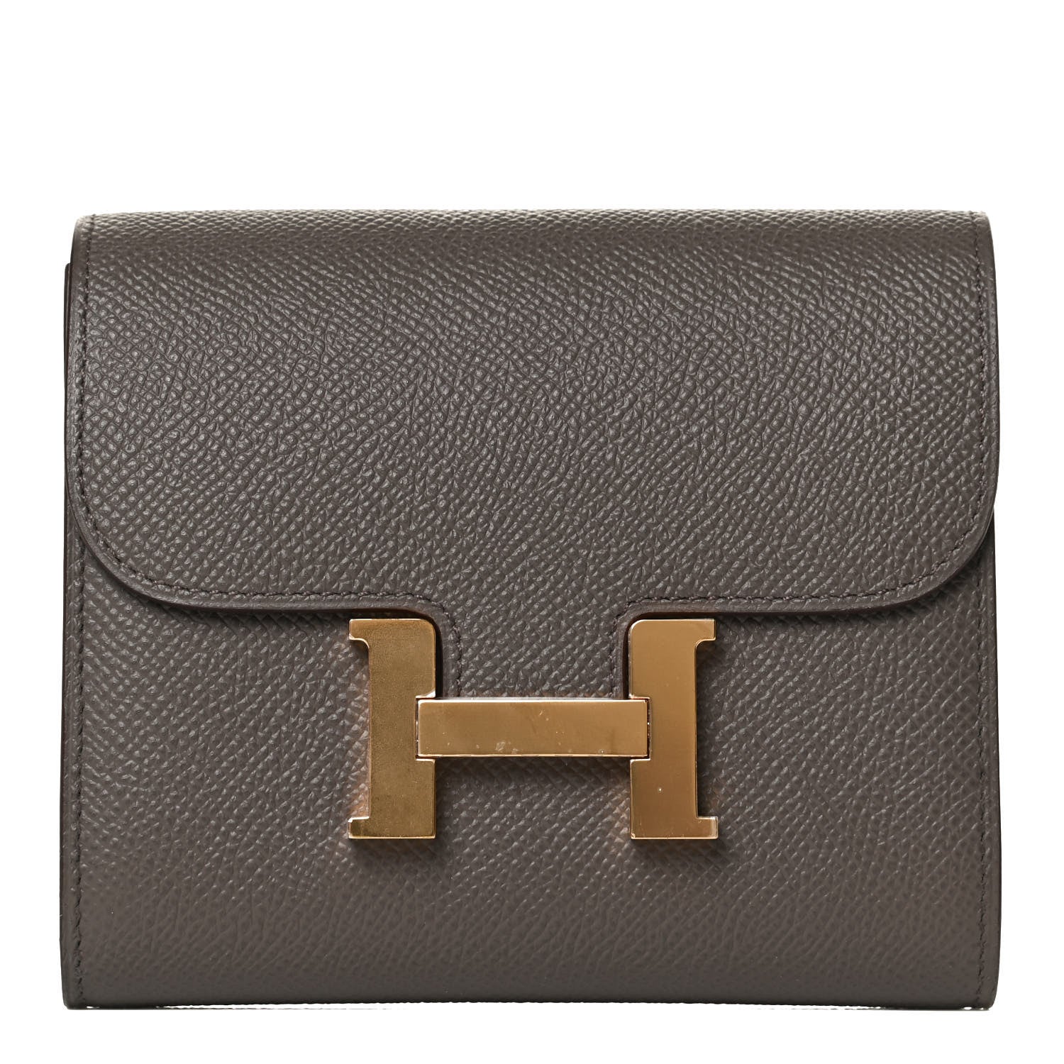 Hermes Epsom Constance Compact Passant Wallet Etain 1 of 10
