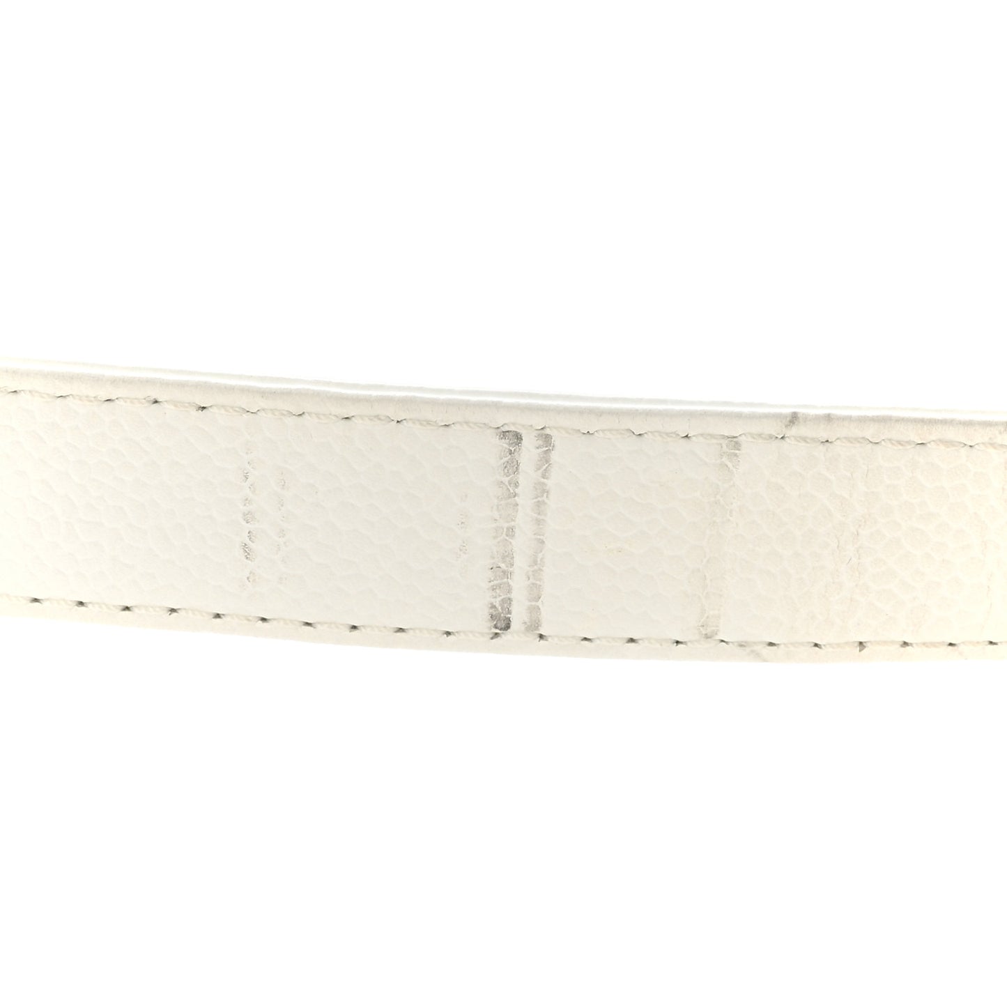 Caviar Quilted Timeless CC Shoulder Bag White