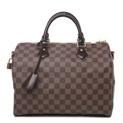 Louis Vuitton Damier Ebene Speedy Bandouliere 30 1 of 10