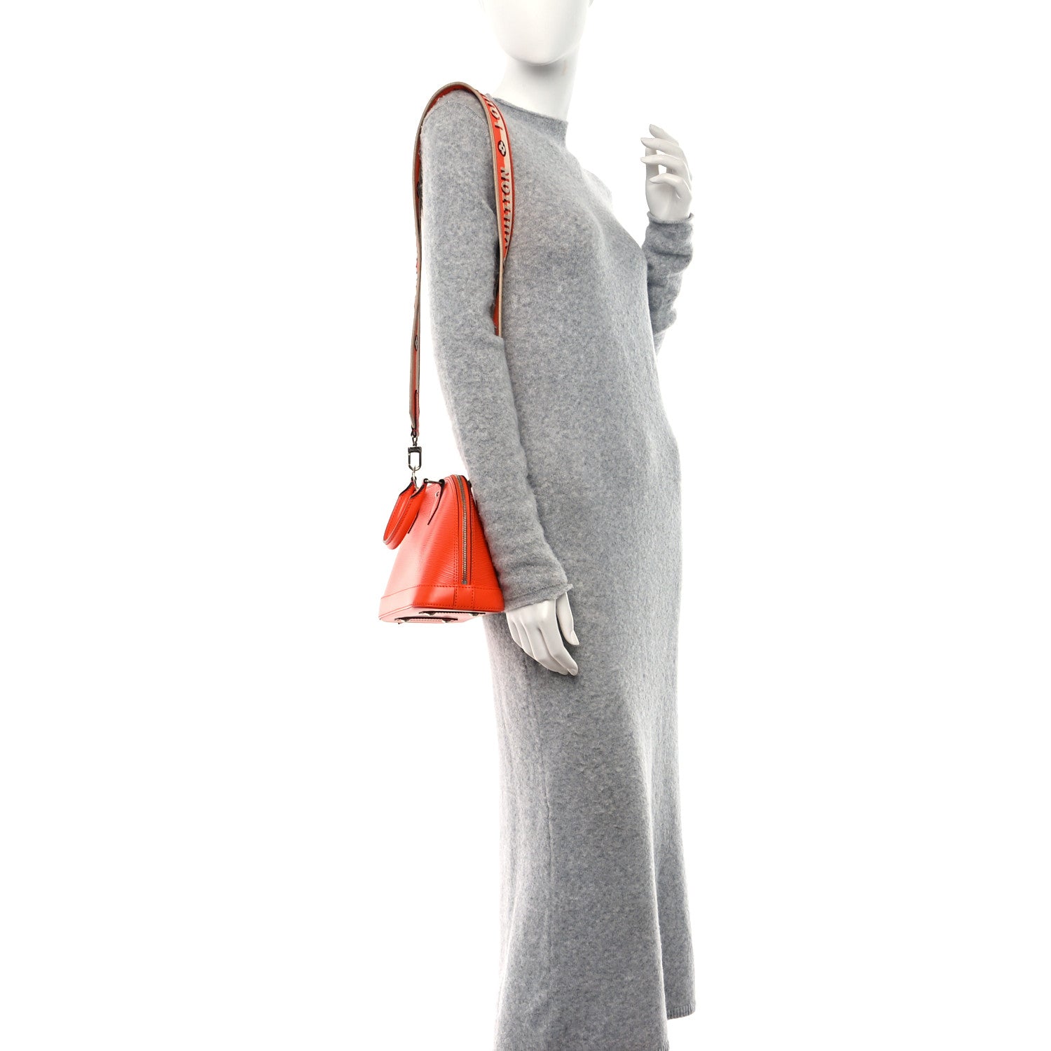 Louis Vuitton Epi Jacquard Alma BB Orange 2 of 8