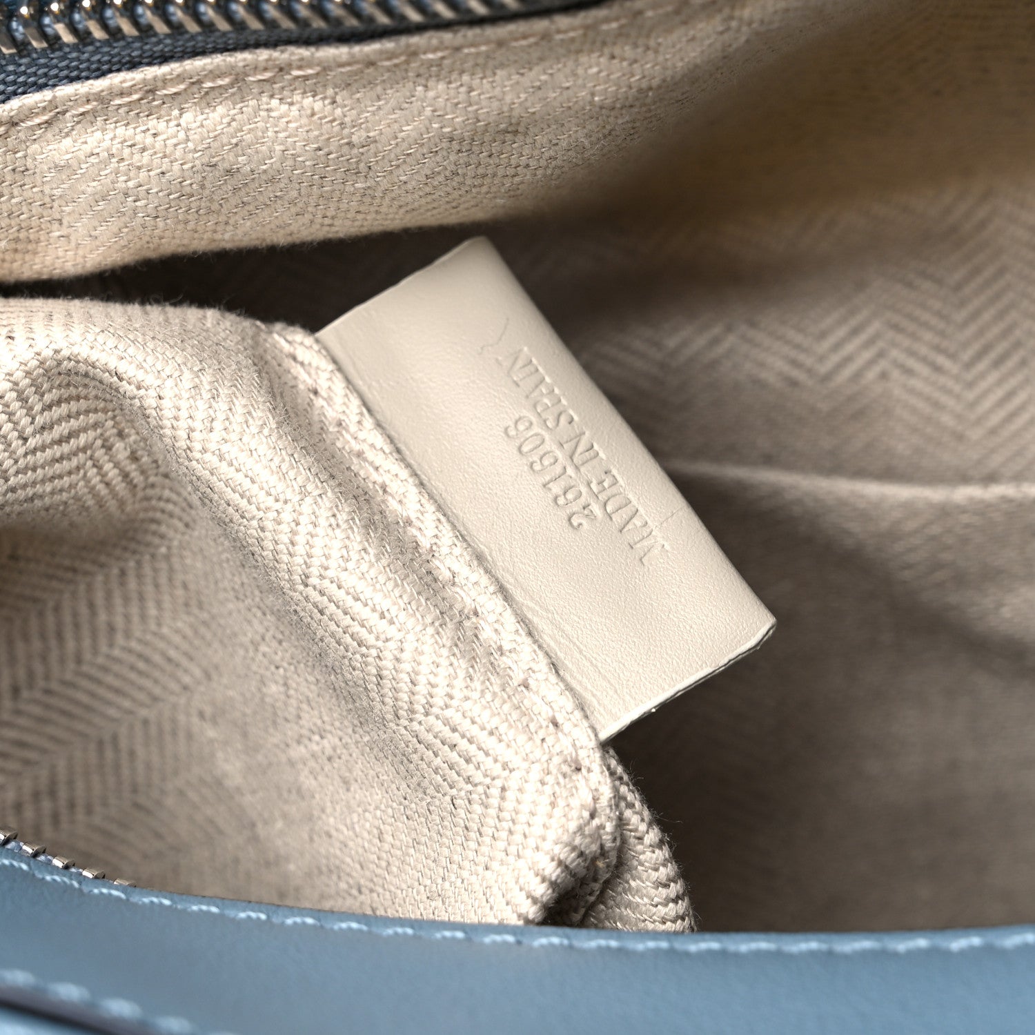 Loewe Calfskin Small Puzzle Bag Stone Blue 6 of 8
