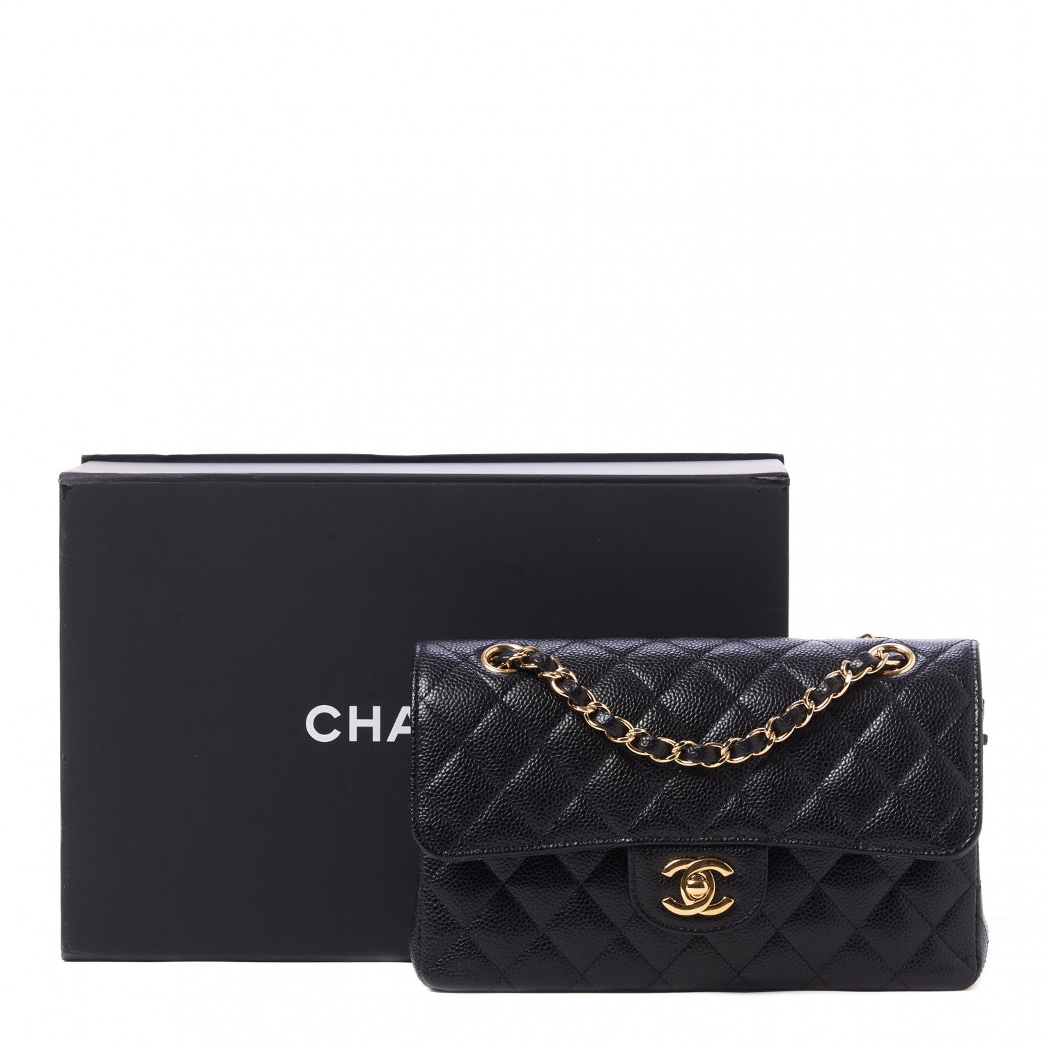 Chanel Caviar Quilted Small Double Flap Black 11 of 11