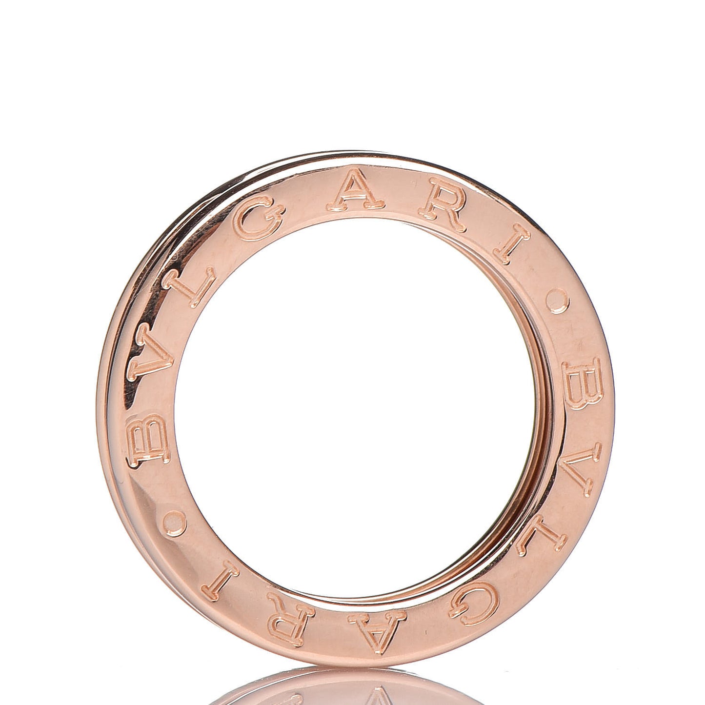 18K Rose Gold B.Zero1 One-Band Ring 50 5.25