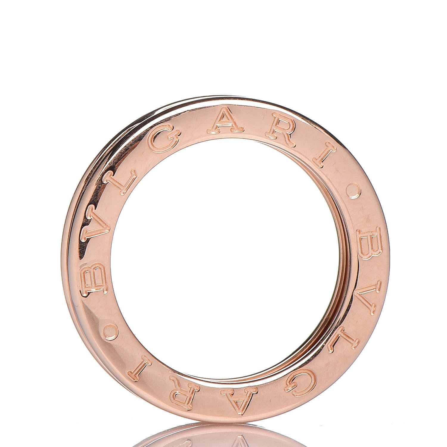 Bulgari 18K Rose Gold B.Zero1 One-Band Ring 50 5.25 4 of 5