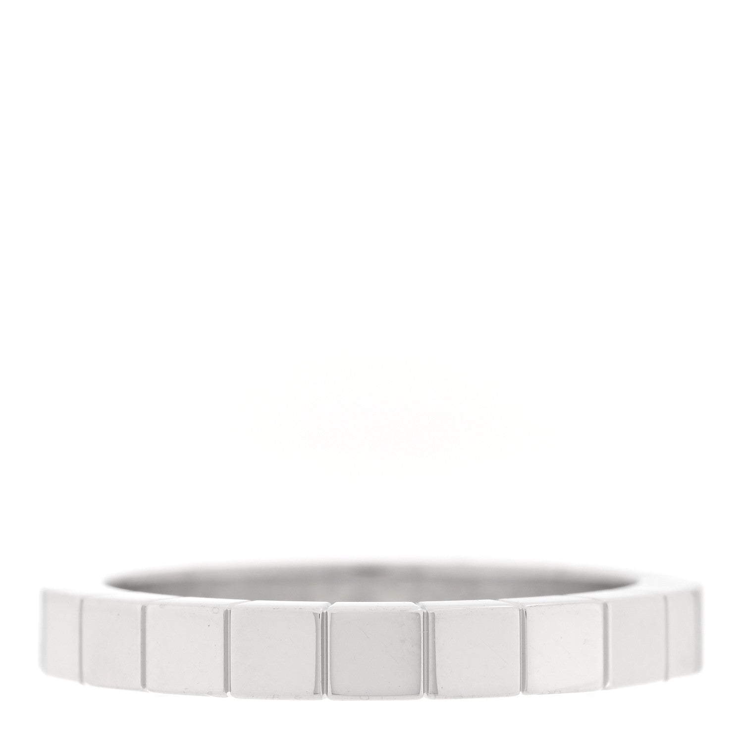 Cartier 18K White Gold Lanieres Ring 54 7 3 of 4