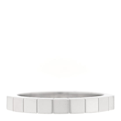 Cartier 18K White Gold Lanieres Ring 54 7 3 of 4