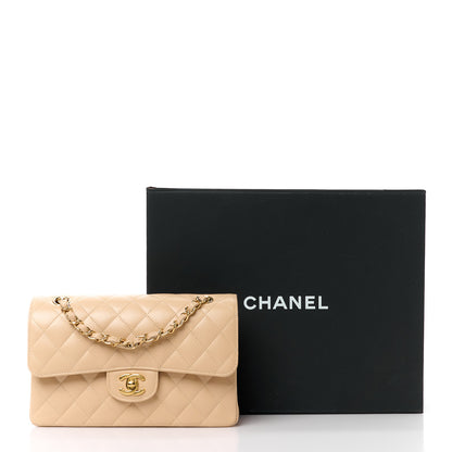 Chanel Caviar Quilted Small Double Flap Beige 13 of 13