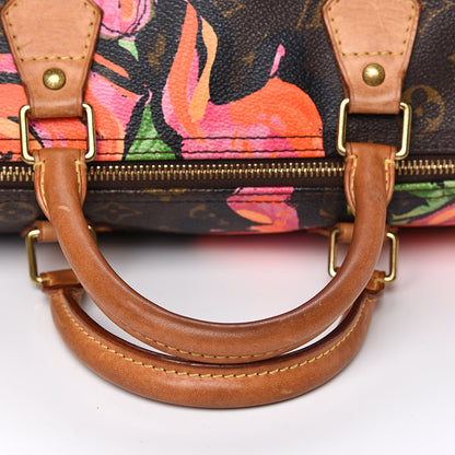 Louis Vuitton Monogram Roses Speedy 30 10 of 19