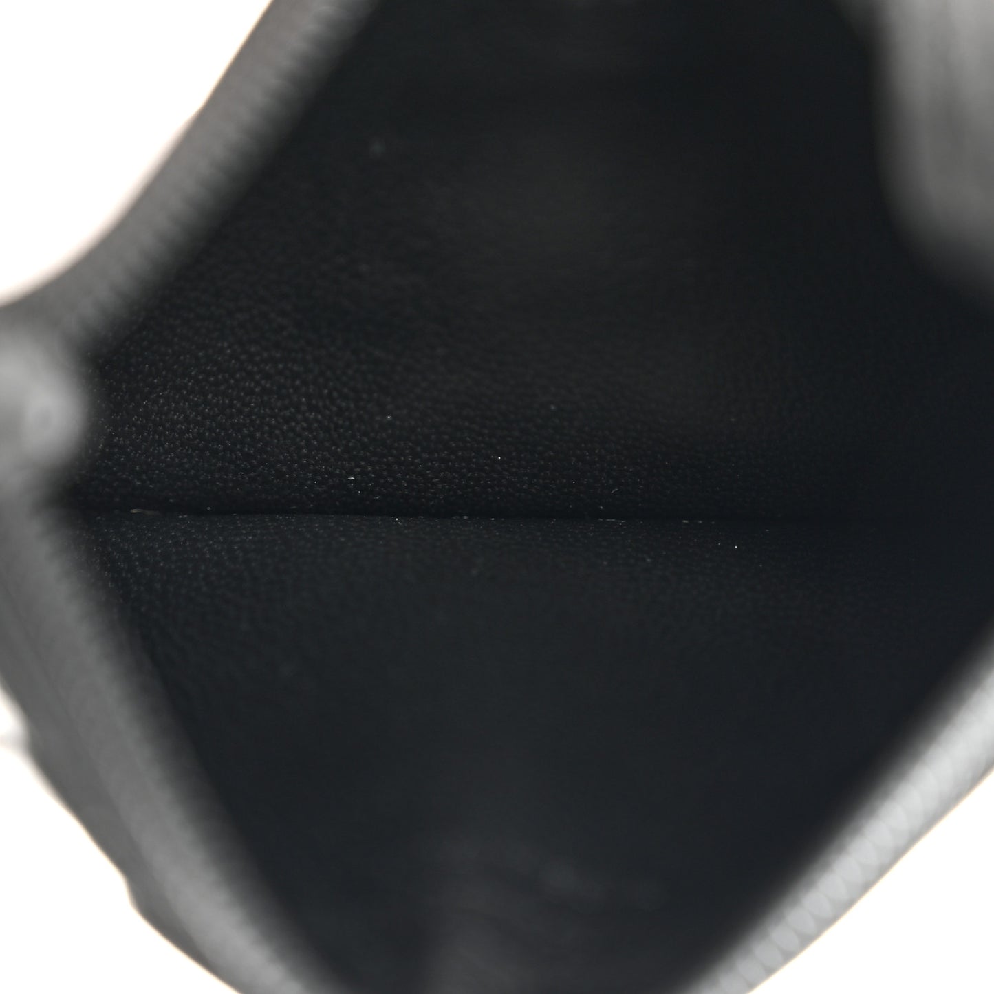 Calfskin Graffiti Card Key Pouch Black White