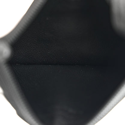 Alexander McQueen Calfskin Graffiti Card Key Pouch Black White 5 of 7