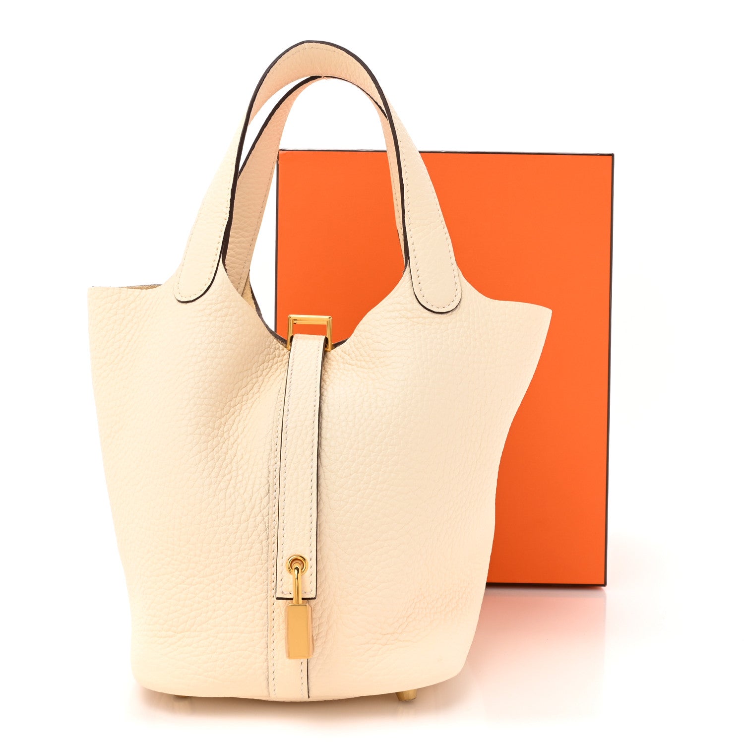 Hermes Taurillon Clemence Picotin Lock 18 PM Nata 11 of 11