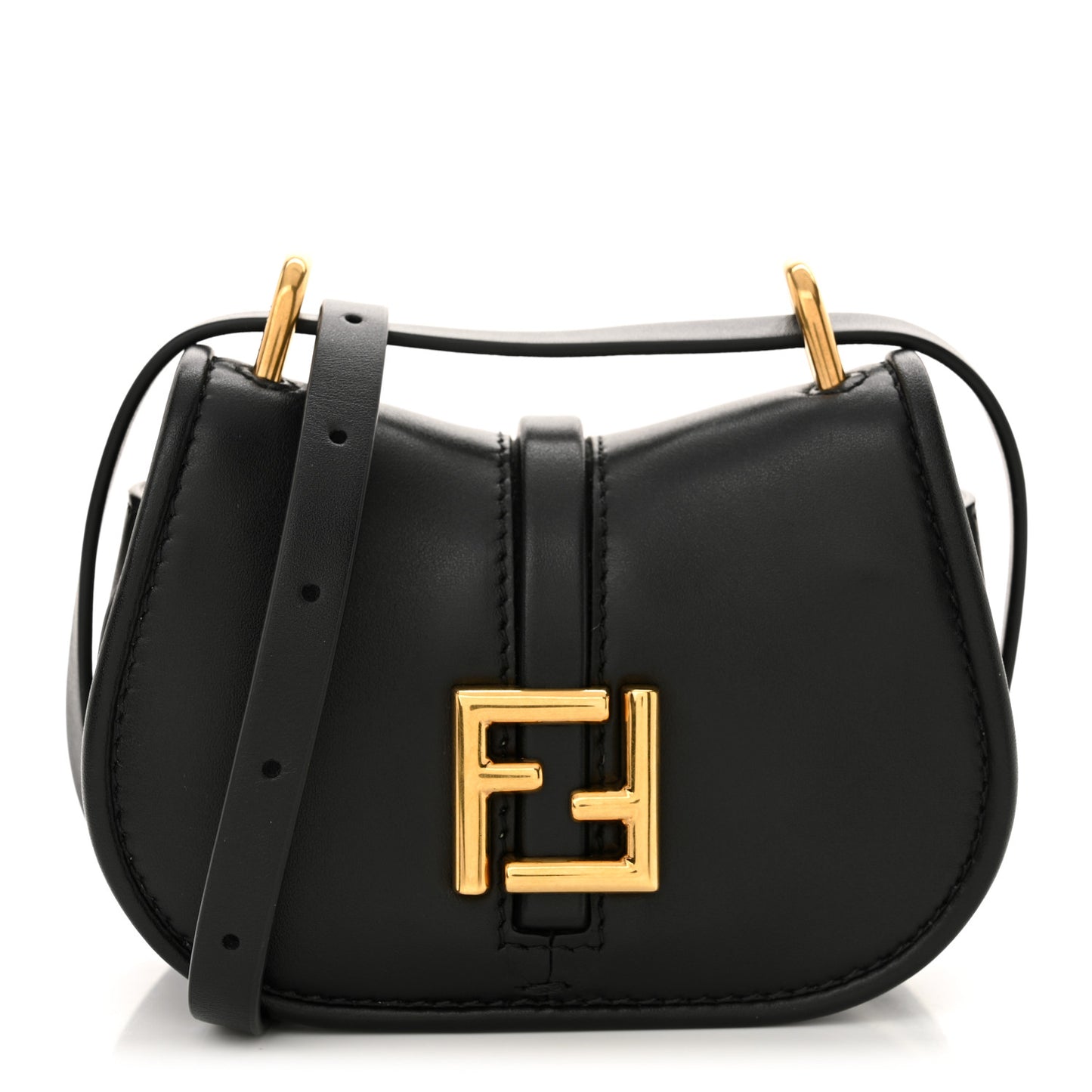 Vitello Brenta Cher Nano Fendi C'mon Black