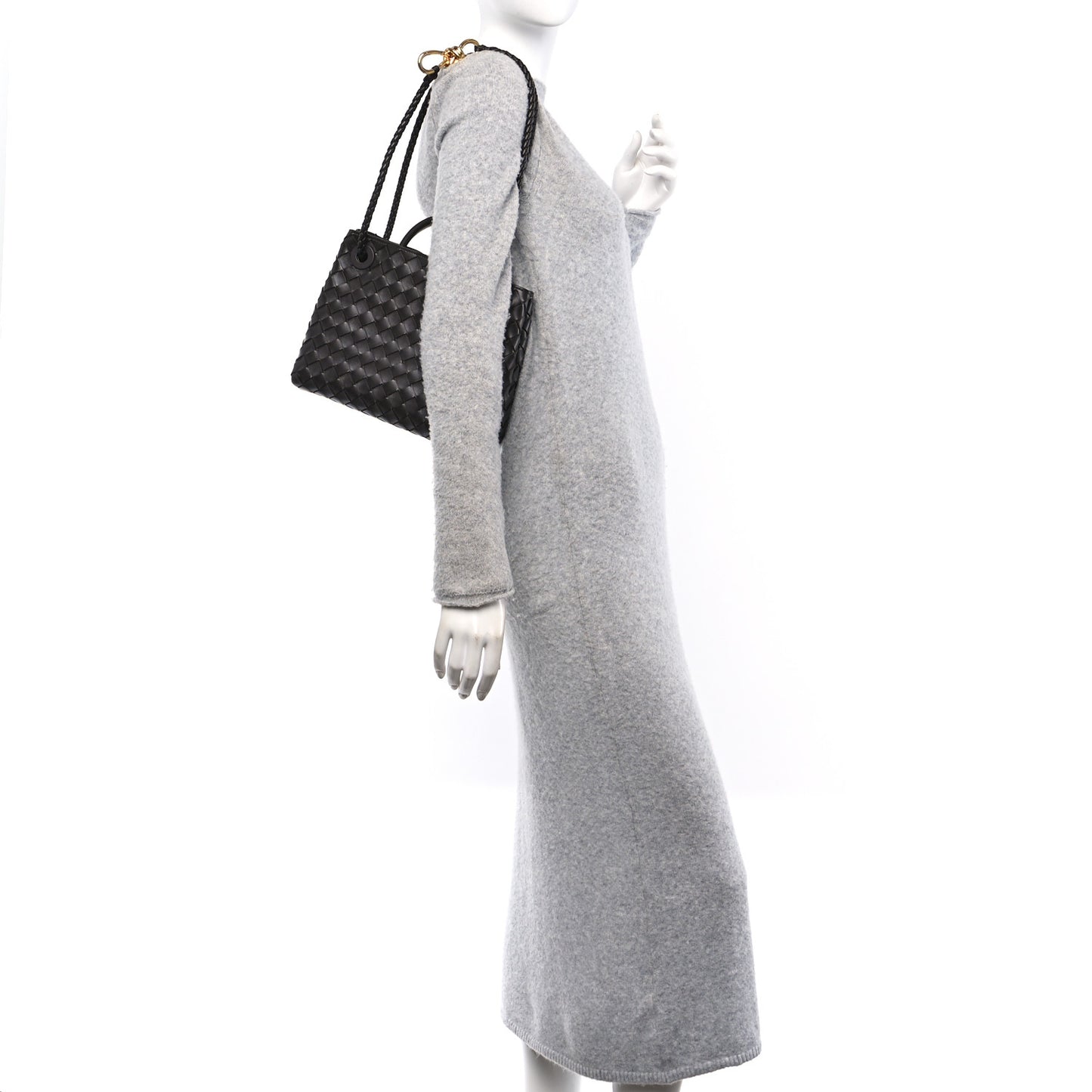 Nappa Intrecciato Small Andiamo Shoulder Bag Fondant