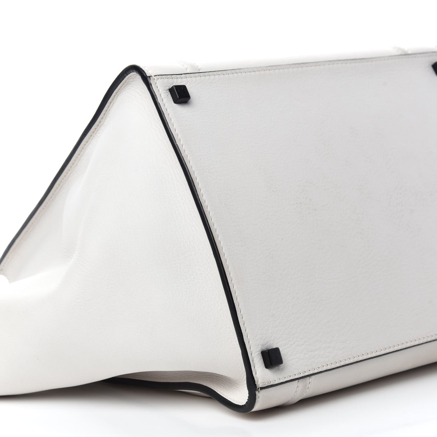 Calfskin Medium Phantom Luggage White