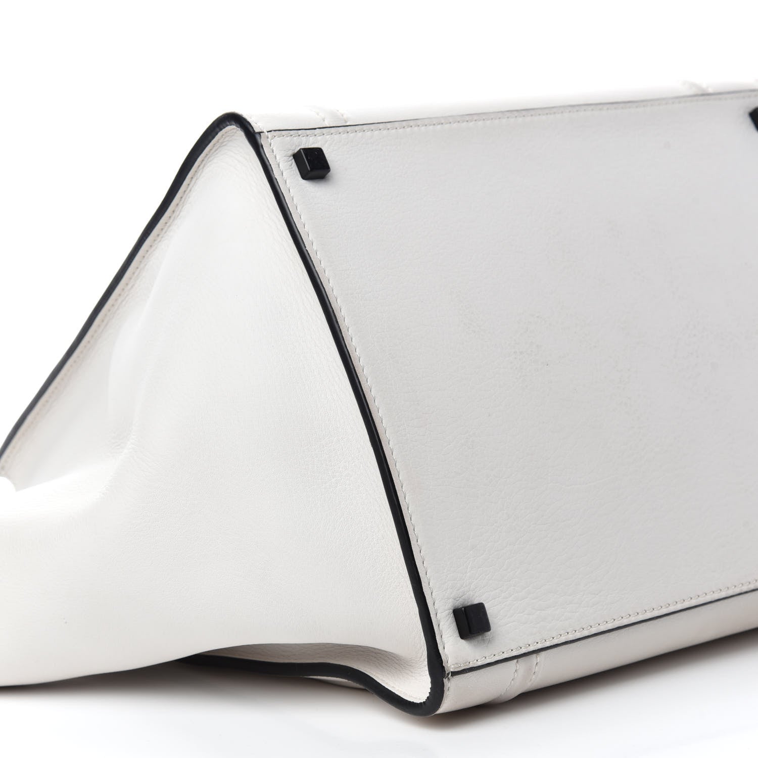 Celine Calfskin Medium Phantom Luggage White 9 of 14