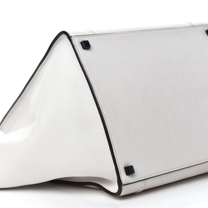Celine Calfskin Medium Phantom Luggage White 9 of 14