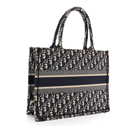 Christian Dior Oblique Medium Book Tote Blue Multicolor 3 of 11