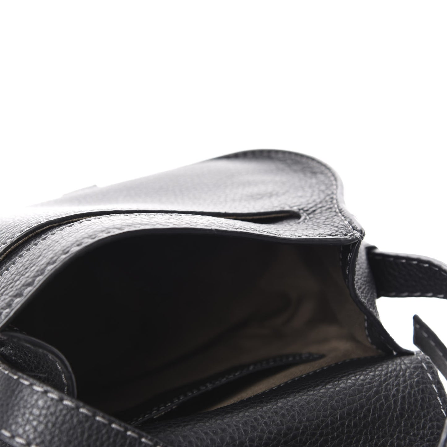 Calfskin Mini Marcie Round Crossbody Bag Black