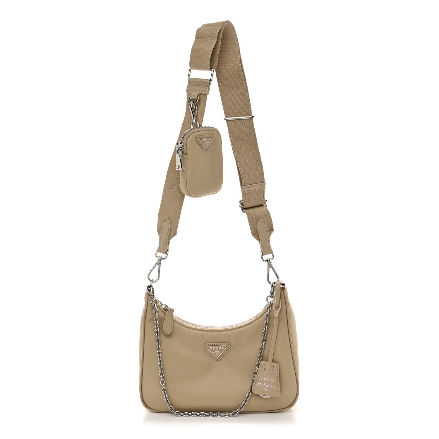 Prada Saffiano Lux Re-Edition 2005 Shoulder Bag Cammeo 1 of 11