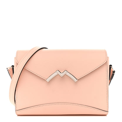 Moynat Carat Calfskin Gabrielle Reporter Shoulder Bag Petal 1 of 9