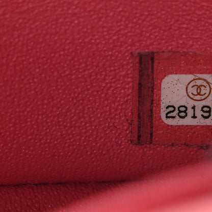 Chanel Lambskin Quilted Mini Rectangular Flap Pink 6 of 10