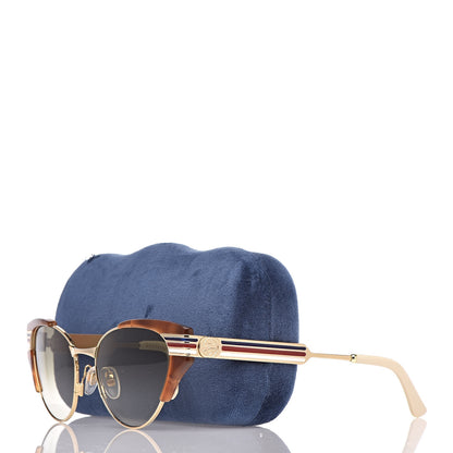 Gucci Cat Eye Web Sunglasses GG0522S Tortoise 9 of 9