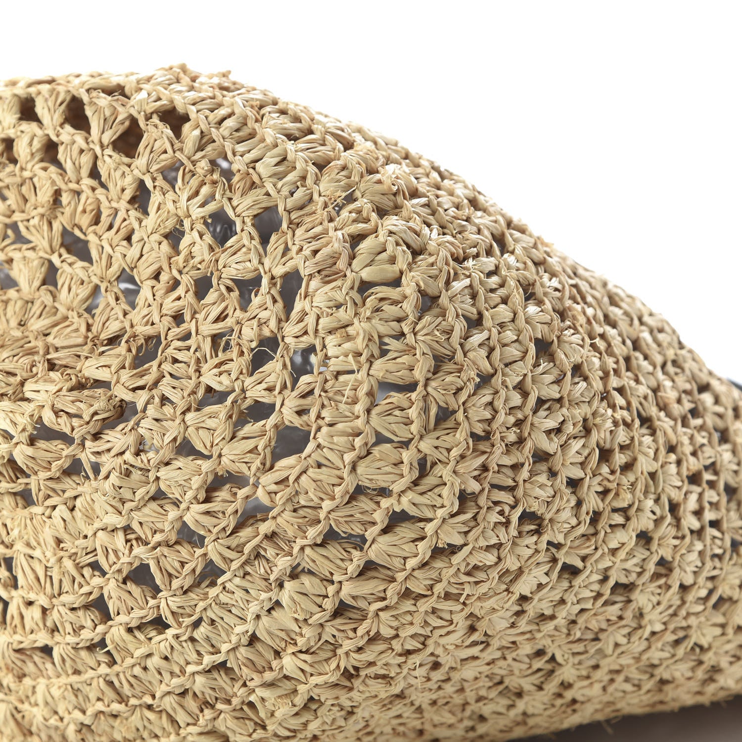 Stella McCartney Raffia Faux Leather Ajouree Tote Sand 7 of 9