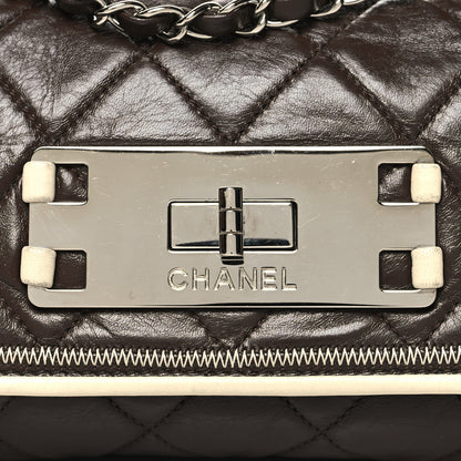 Chanel Lambskin Quilted East West Flap Brown 8 of 11