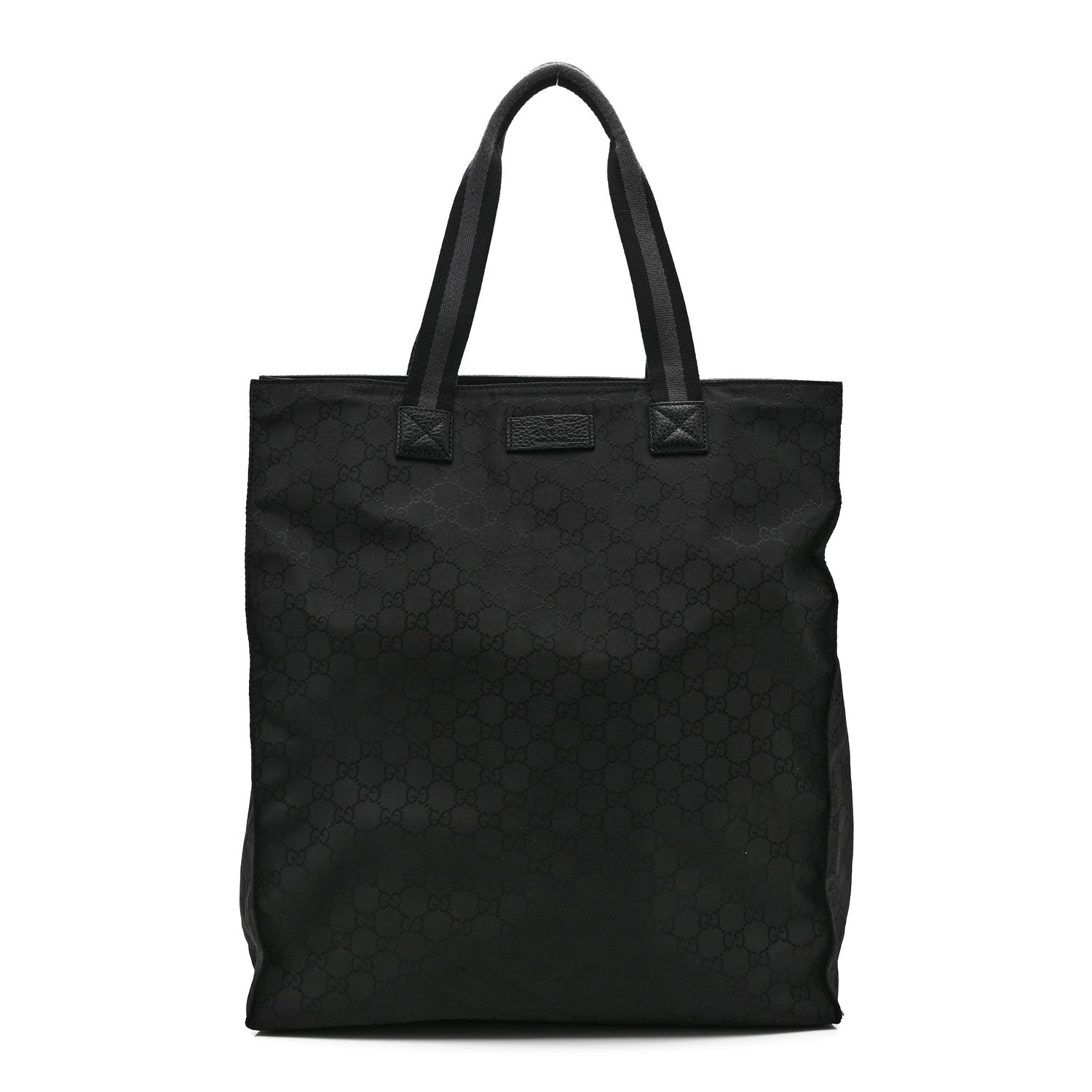 Gucci Nylon Monogram Vertical Tote Black 1 of 11