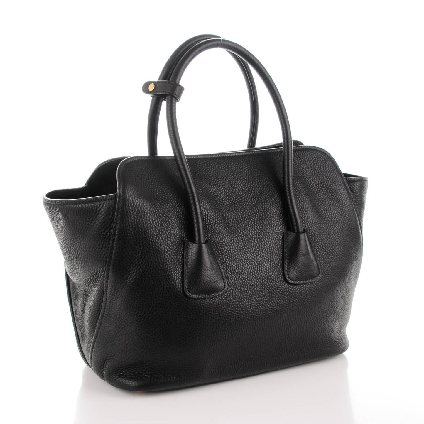 Vitello Daino Tote Nero Black
