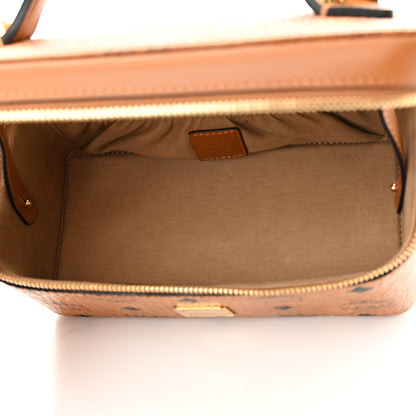 MCM Visetos Vanity Case Cognac 5 of 10