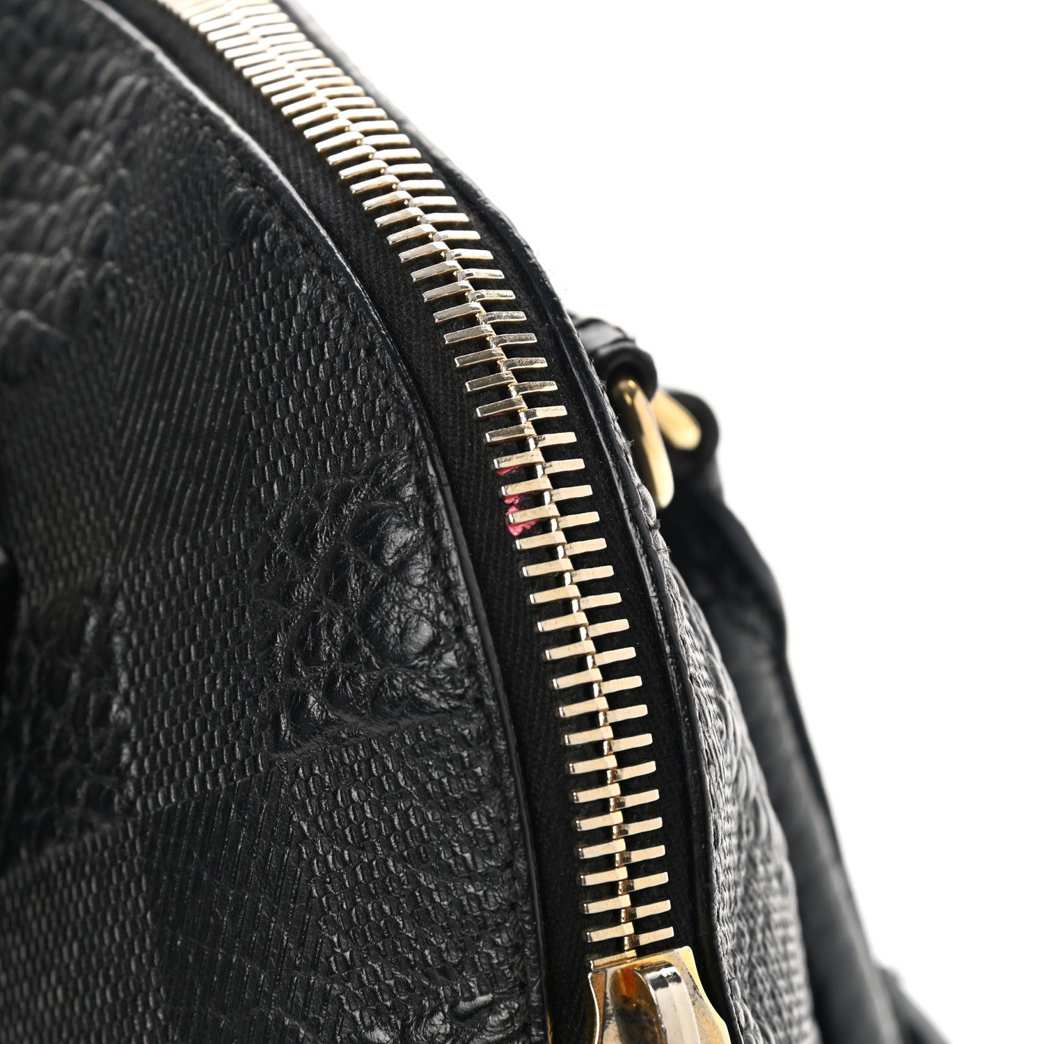 Burberry Heritage Grain Check Embossed Small Orchard Bowling Bag Black 10 of 14