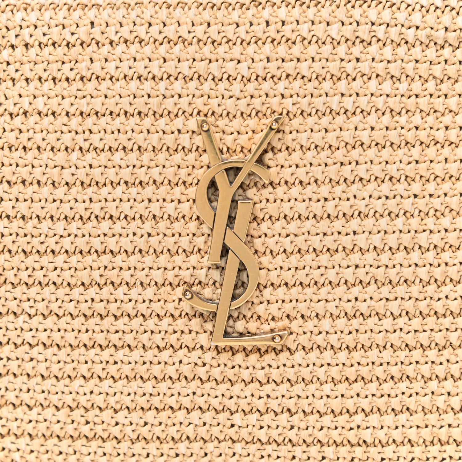 Saint Laurent Raffia Canvas Monogram Lou Camera Bag Beige Black 8 of 12